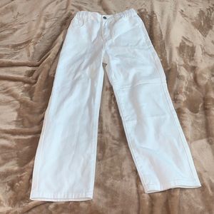 White jeans for kids. From Shein.